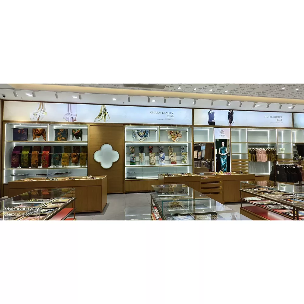 ग्लास महिलाओं के वस्त्र प्रदर्शन रैक